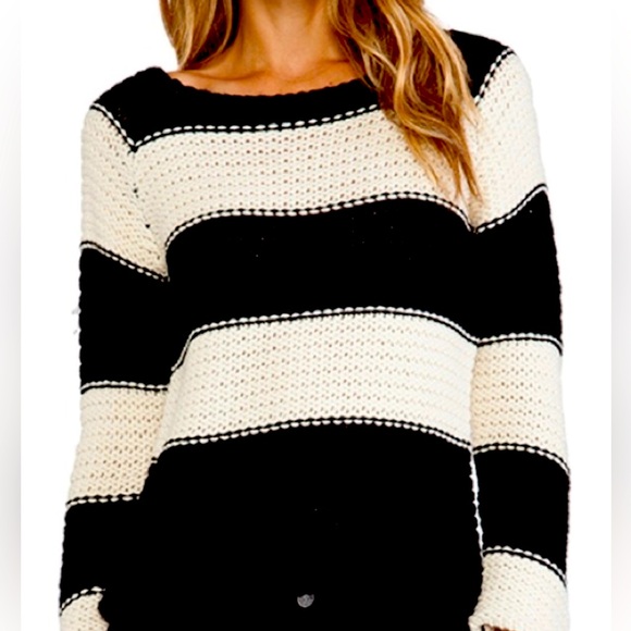 Sanctuary cropped striped sweater - Picture 1 of 6